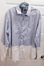 Robert Graham 100% Cotton Long Sleeve Button Down Shirt 2XL
