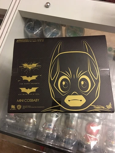 HOT TOYS MINI COSBABY BATMAN THE DARK KNIGHT BANE/JOKER/BRUCE WAYNE/SCARECROW+