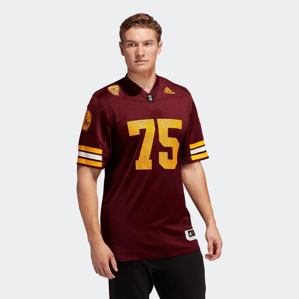 Adidas Arizona State 1975 Football Jersey Pat Tillman Logo