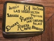 Casinos Hotels Vintage Souvenir Heavy Metal Belt Buckle Las Vegas Nevada