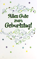 Geburtstagskarte Mit Innendruck Geburtstag GlüCkwunschkarte GrußKarte Karte