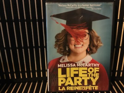 Life Of The Party (DVD, 2018) Melissa McCarthy Comedy: Ex-Library-Copy  