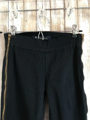 SALT WORKS NY Dark Blue Denim Skinny Full Leg Zipper Jeans Pants Carlisle St 26 - Picture 3 of 10