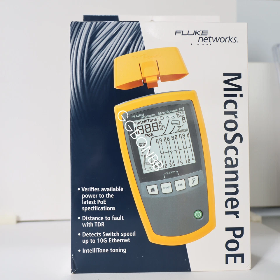 Fluke Networks MicroScanner Network Cable Verifier & PoE Tester MS-POE - Image 3 of 3