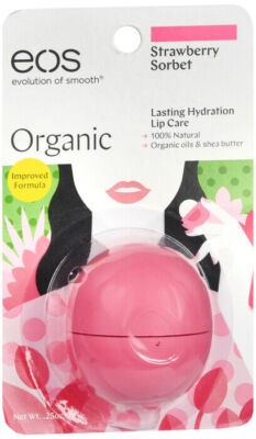 EOS LIP BALM STRAWBERRY SORBET 1CT