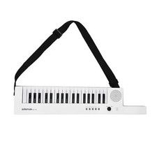 Kids Guitar-Shaped Electronic Piano with 37-Key Mini Keyboard Rechargeable L7C7