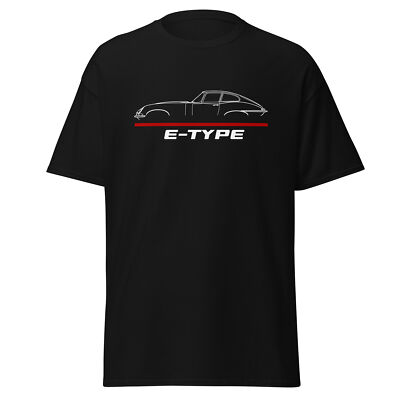 Premium T-Shirt For Jaguar E-Type Car Fans Birthday Gift