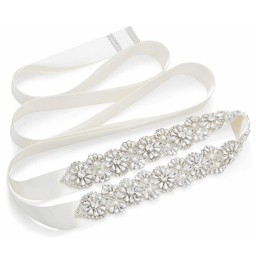 Crystal Bridal Belt Wedding Dress Sash 
