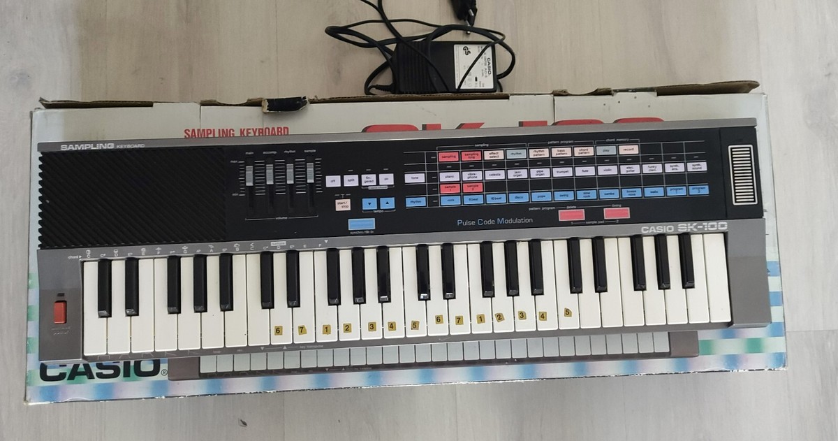 CASIO SK-100 / Vintage Synth & Sampler + Original Box | eBay CASIO SK-100 / Vintage Synth & Sampler + Original Box | eBay