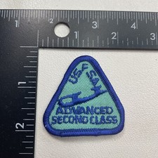 Vtg USFSA ADVANCED SECOND CLASS Patch U.S. Figure Skating Association P002