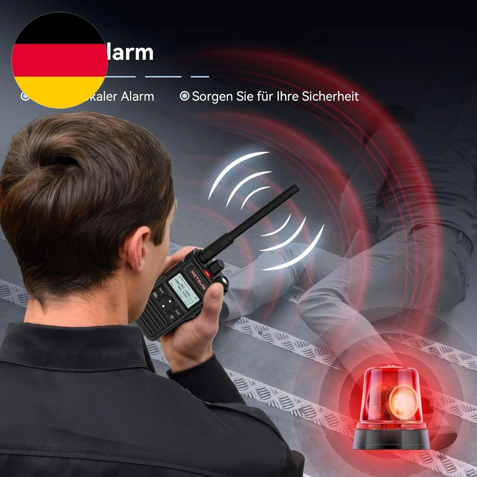 Retevis RT86S Walkie Talkies Mit Großer Reichweite, Profi Funkgeräte Nächsten Ge - Bild 3 von 4