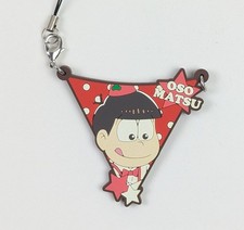 Osomatsu-san Matsuno Happy Birthday Keychain Rubber Strap Banpresto