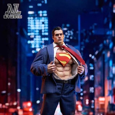 1/6カスタムヘッド　スーパーマン　Sculptor.luo彫刻　V2 NL Studio Superman 1:6 Scale Limited Edition Resin Statue