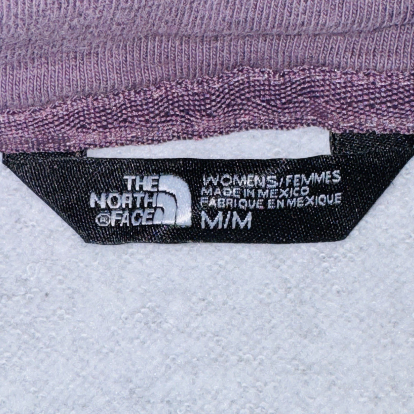 North Face Women's M Purple Gray Half Dome Hoodie Sweatshirt image 5