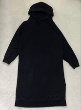 UNIQLO Black Cotton Parka Dress Long M