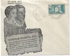 KING EDWARD VIII 3 JUNE 1937 WEDDING FIRST DAY  COVER MY REF 141