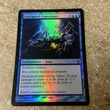 Magic the Gathering Corrupted Conscience Mirrodin Besieged Foil