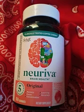 Neuriva Brain Performance Original Strawberry  50 Gummies Ct Exp 09/2026 Sealed
