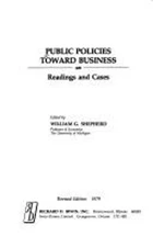Public Policies Toward Business : Readings and Cases Paperback
