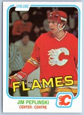 JIM PEPLINSKI RC 1981-82 O-PEE-CHEE 81-82 #49 NRMINT+            98370