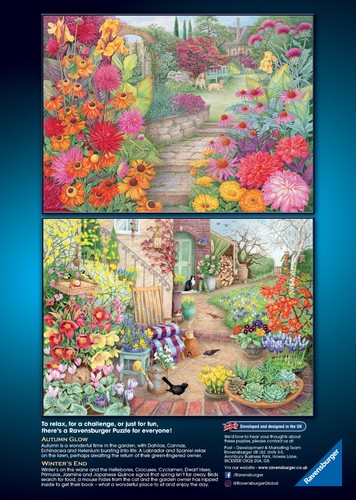 Rompecabezas Happy Days Nº 4 Glorious Gardens 4 x 500 piezas de Ravensburger - Imagen 2 de 9