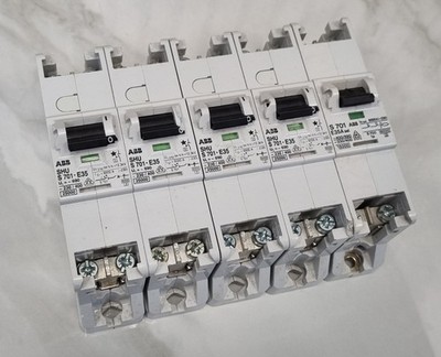 5x ABB S701-E35 SLS Schalter Set SHU 35A 25kA Hauptleitungsschutzschalter S701