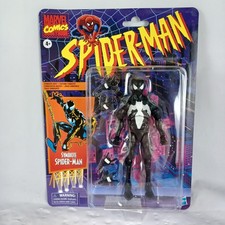 Marvel Legends SYMBIOTE SPIDER-MAN Retro Animated - DAMAGED CARD