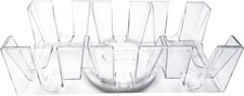 9 Deck Revolving Rotating Canasta Playing Card Tray