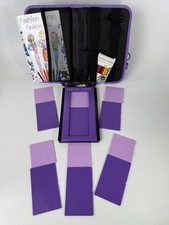 PlayMonster Fashion Plates Fashion Folio Carry Case Drawing Set Kids Ages 6