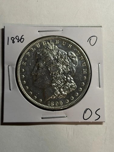 1896-O MORGAN SILVER DOLLAR AU DETAILS TOUGHER DATE