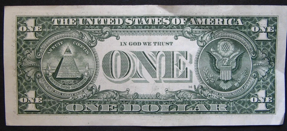 2017A $1 (ONE DOLLAR) - NOTE - FANCY SERIAL NUMBER - "86 86 05 05" - Image 3 of 3