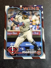 2024 Topps Update Manuel Margot #US81 Independence Day /76 - Minnesota Twins