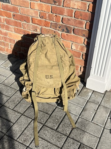 ORIGINAL WW2 1942 Backpack US ARMY MOUNTAIN RUCKSACK M1942 SImmons Company
