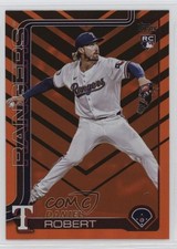 2025 Topps Update Holiday Orange & Black Foil Daniel Robert #US304 4d5