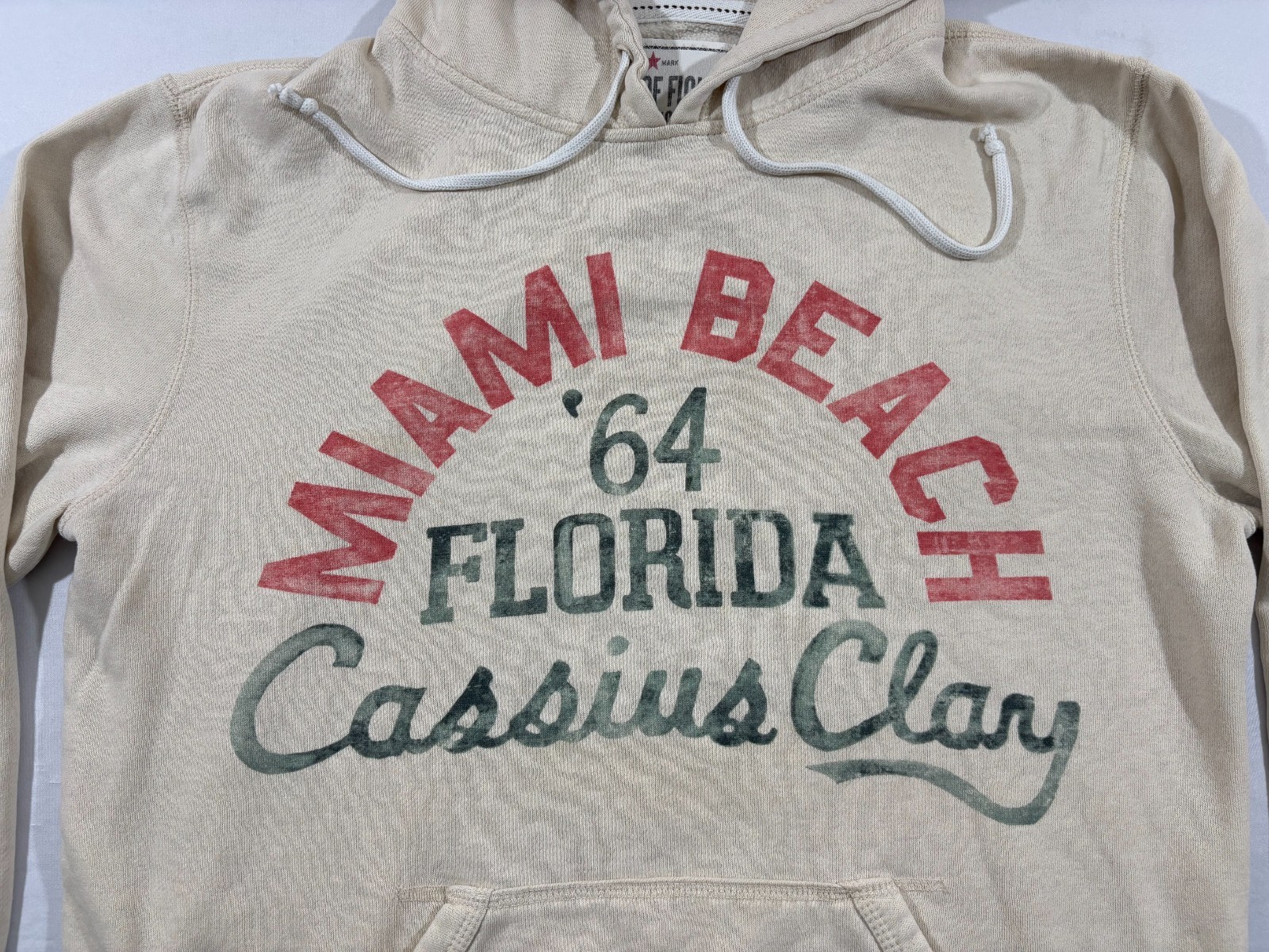 Roots of Fight Cassius Clay Muhammad Ali Hoodie '64 Retro Boxing Pullover RARE M image 4