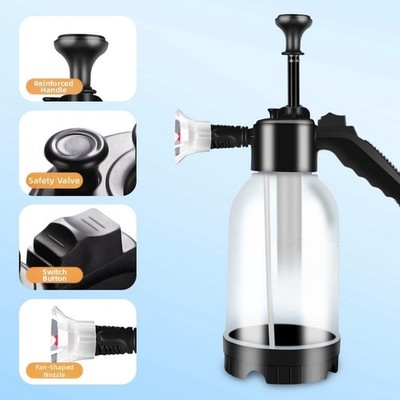Autowäsche Sprüher Schaum Sprühflasche Handpumpe Aktion Überdruckventil