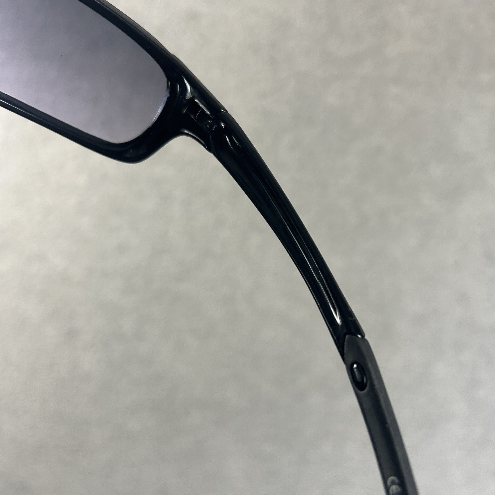 Castro Black Sunglasses Rectangular Wrap Y2K Stre… - image 7