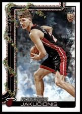 2025-26 Topps Holiday #H180 Kasparas Jakučionis