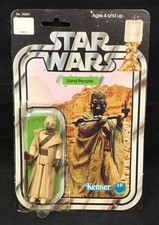 1977 Kenner Star Wars Sand People Sealed On Card 12 Back