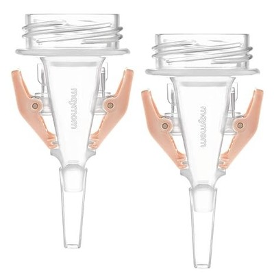 Milkbag Adapters for Wide Mouth Breastshields to Store Breastmilk (2Pcs)
