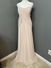 BIRDY GREY-Grace Chiffon Convertible Dress Pale Blush Formal XL Mother Of Bride