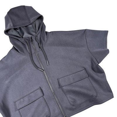 FLX Cropped Hoodie Men's L Oversized Full Zip Workout Gym