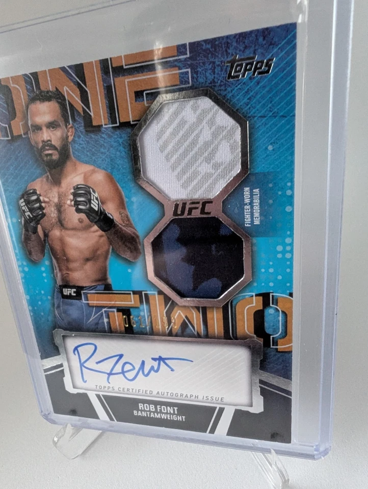 2024 Topps Knockout - "1-2" Rob Font Auto Relic /199 - Image 2 of 4