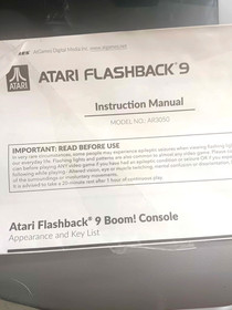 Atari Flashback 9 AR3050 Complete Game Console, Joysticks, 110 Games Power Cords