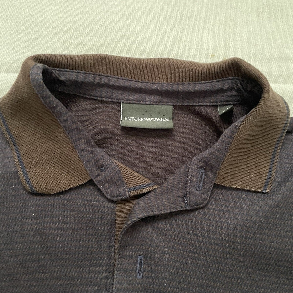 ポロシャツ EMPORIO ARMANI Men Polo Shirts EM001139 AF14851F6024 Brown Men's polo shirts | Emporio Armani
