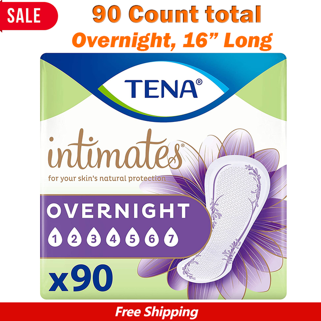 Tena Intimates Overnight Women's Underwear XL - White (12 ...