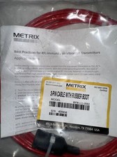 Metrix Cable assembly 8978-111-0060 2-Pin Cable W Rubber Boot NEW OEM