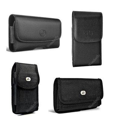 Pouch for T-Mobile Coolpad Defiant (5'') phone with a protective case on it