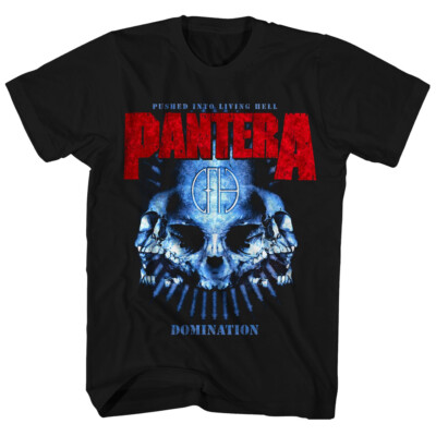Pantera 'Domination' Official T-Shirt - Black, Unisex, Extra Large - View #2