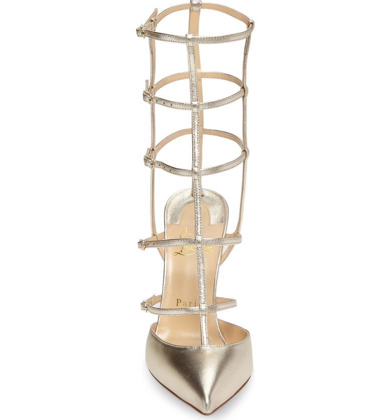 美品 ChristianDior トロッター デニムミュール カデナ 22cm Christian Louboutin | Cordorella spiked flat leather sandals